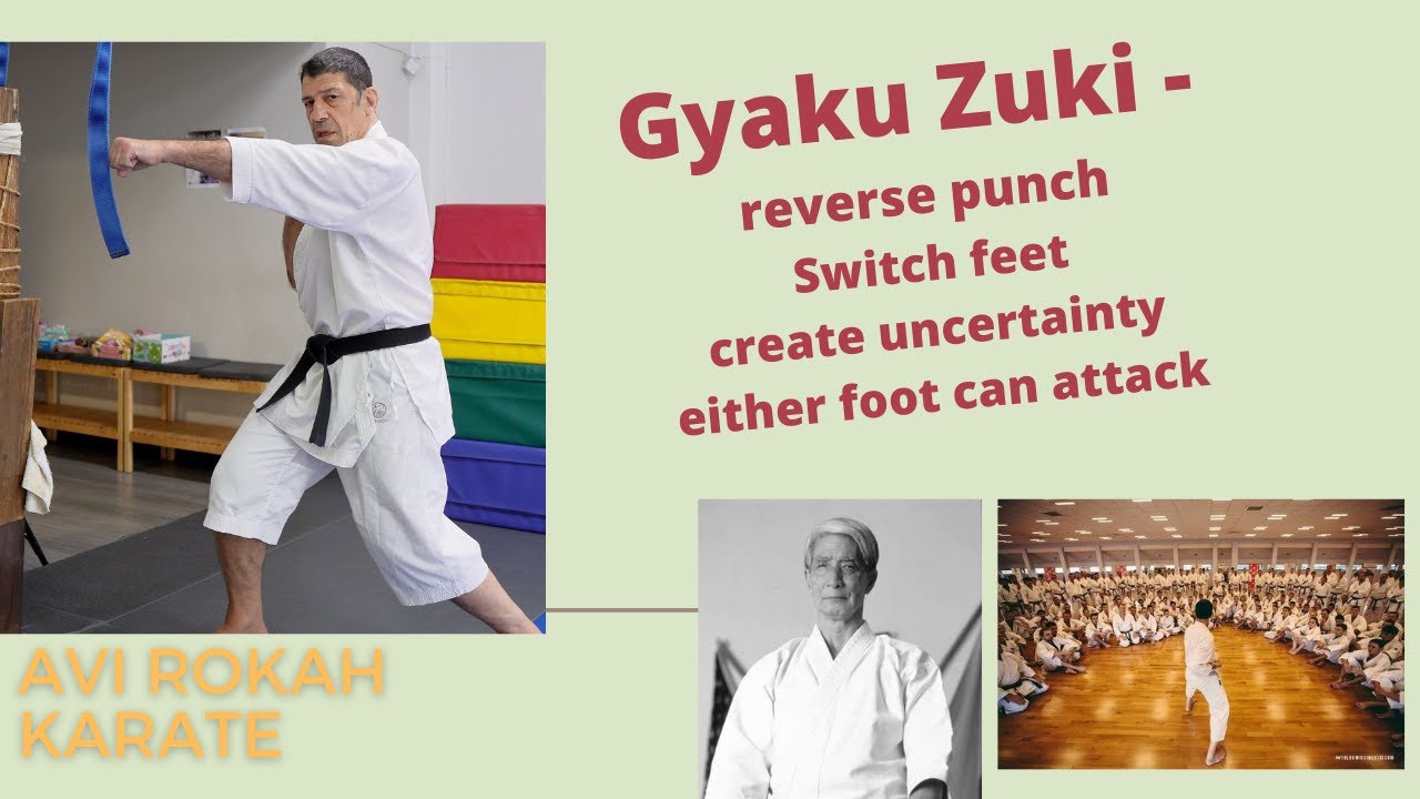 Gyaku Zuki (reverse punch) - switch feet - YouTube