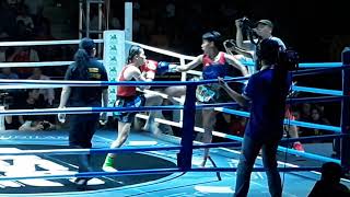 Huỳnh Hà Hữu Hiếu thắng Knock out đoạt ‘đai vô địch’ hạng Flyweight Nữ USC Muay Thai chuyên nghiệp