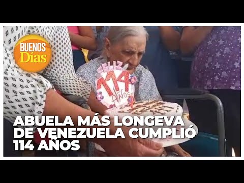 La abuela más longeva de Venezuela cumplió 114 años - Andreína Ramos