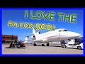 The Falcon 900! This Plane Is Amazing! I'm back!