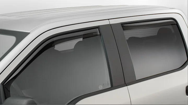 Ford F-150 WeatherTech Side Window Deflector: Installation