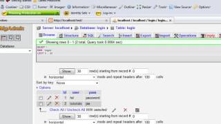 HD] PHP Tutorial   Creating Login page (MySQL) Part 1