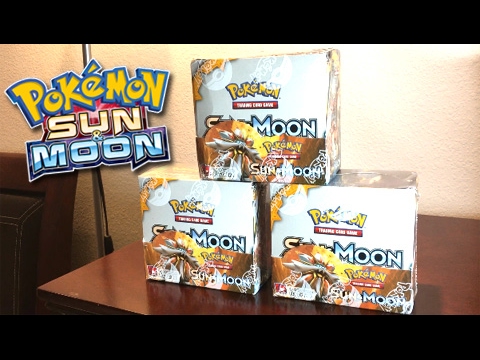 3 POKEMON SUN AND MOON BOOSTER BOX GIVEAWAY! - POKEMON TCG - YouTube