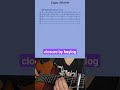 closure by heylog- Acoustic Guitar Tab #shorts