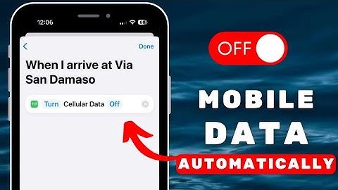 How to Turn Off Cellular/Mobile Data AUTOMATICALLY When You Arrive At Home - iPhone Tutorial