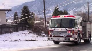Engine 202 Responding and arriving at a Possible Structure.