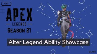 Alter Legend Showcase (Abilities + Skins + Emotes + Skydive Emotes + Intro + Finishers Holospray