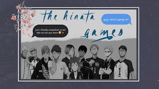 the hinata games: pt.1 | confessions of a shoyoholic | haikyuu texts