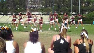 cheer camp 2009 simi valley high school extreme routine