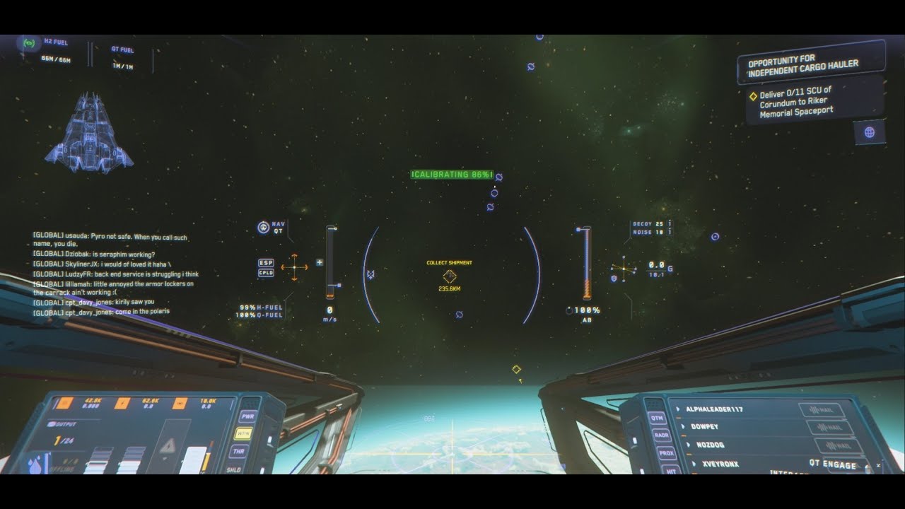 Star Citizen 4.0 Preview Quantum Drive Issues - YouTube