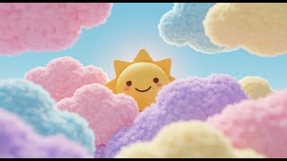 Çocuk Şarkısı Renkli Bulutlar Eğlenceli, Eğitici Ve Neşeli Animasyon