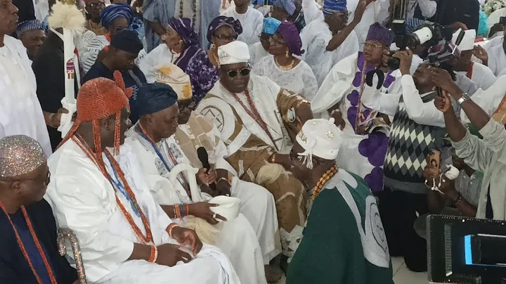 OLUBADAN, OONI OF IFE, ASEYIN, KINGS INSTALLED CHIEF DOTUN SANUSI AS OKANLOMO OODUA IN ILE IFE