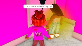 TRAPPING Bloxburg players in my BADDIE hotel *Voice Chat*