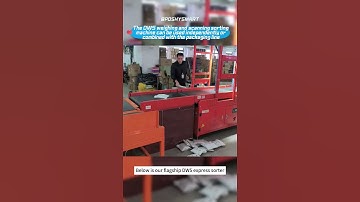 The DWS weighing scanning sorting machine can be used independently or combined with packaging line