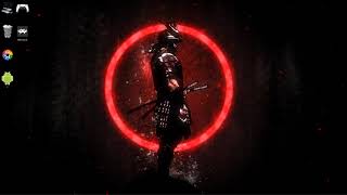 wallpaper engine Neon Red Samurai 4k