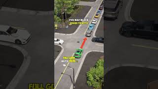 Never Block an Intersection - DMV Test Rule