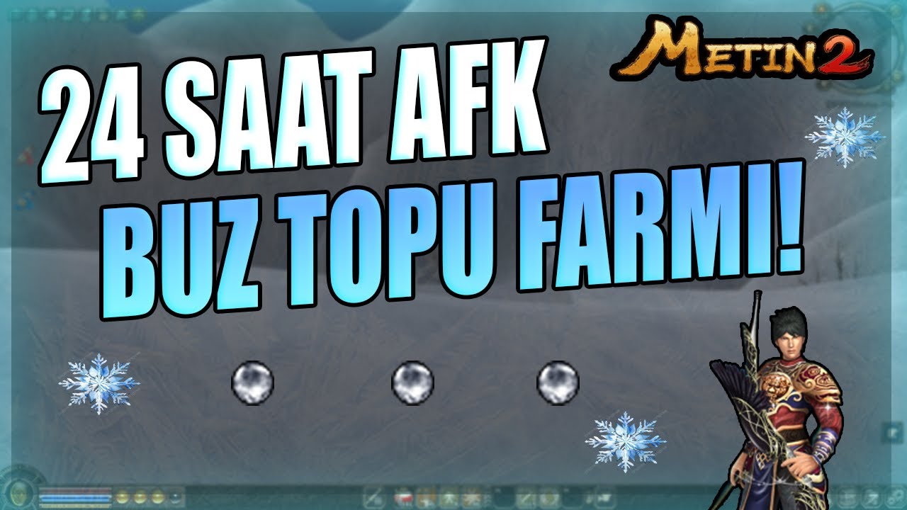 Bu Piyasaya Nolmuş Böyle? 24 Saat Afk Buz Topu Farmı! 30 Gün Wayne Serisi #15 #metin2 #metin2tr