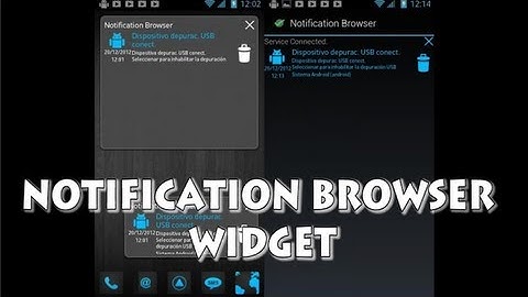 APP OF THE WEEK: Notification Browser. Bring Notifications to your Homescreen in One Clean Widget