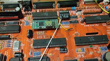 Testing my kickstart adapter for Amiga 500/1000 and 2000