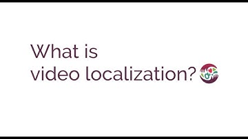 What is video localization?