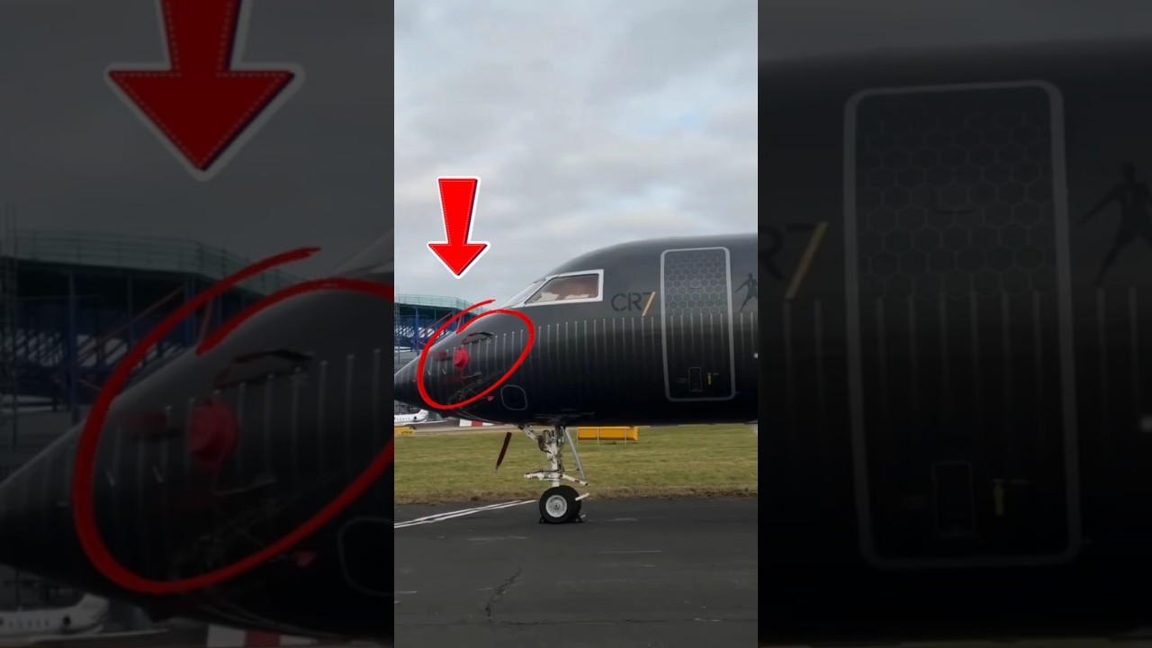 Частный самолет Роналду прибыл в аэропорт Манчестера. 👀