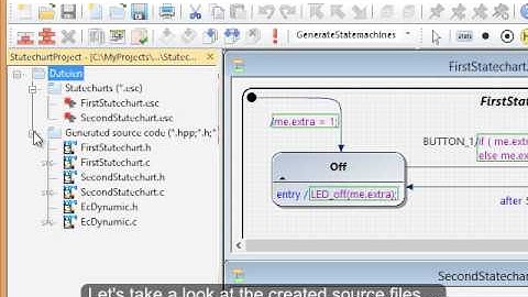 How to create and use EasyCODE statechart projects