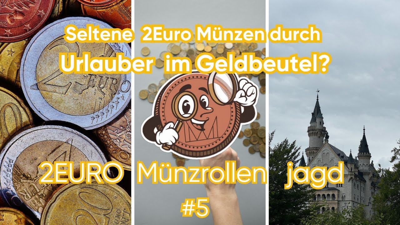 2Euro Münzrollenjagd Seltene Münzen aus dem Urlaub finden durch Tourismus? Euro Coin Roll Hunting #5
