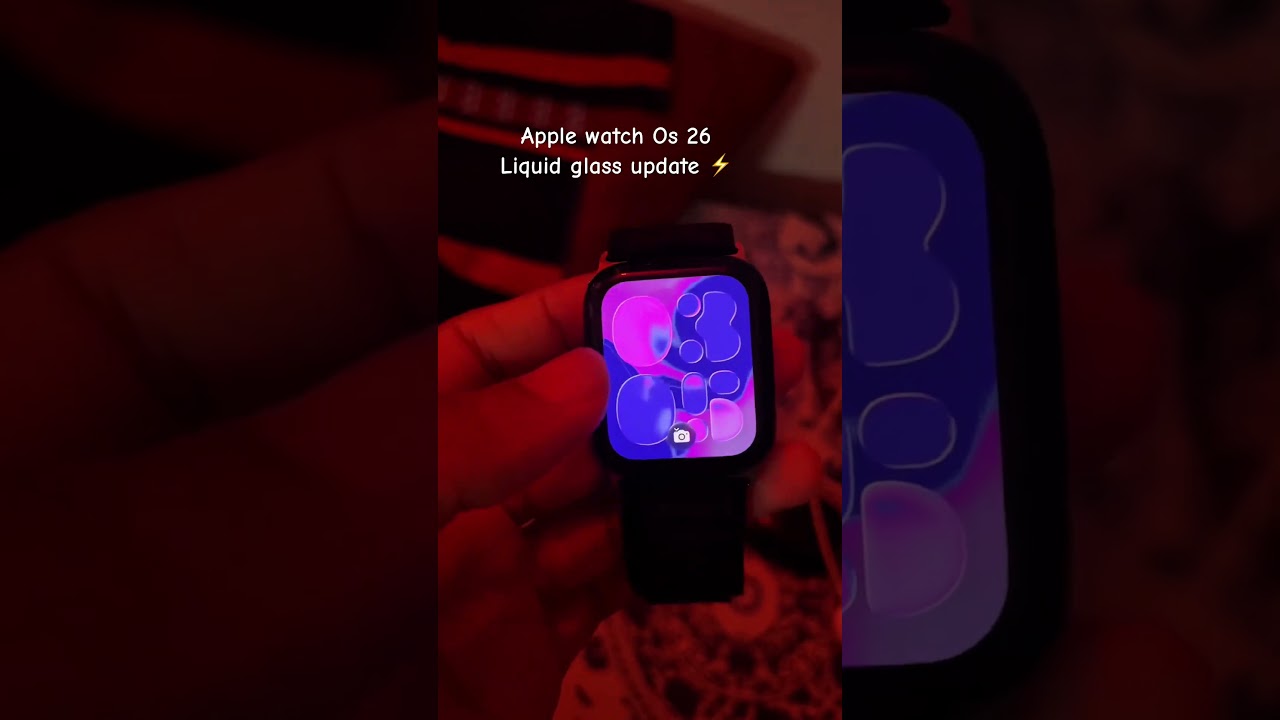 Apple watch series 6 watch os 26 update flow watchface🤩😍 