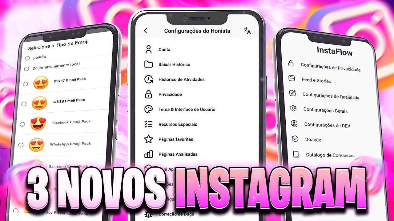 ATUALIZOU!! 😍 3 NOVOS INSTAGRAM GB Atualizado 2026 (Insta Mod) Insta ...