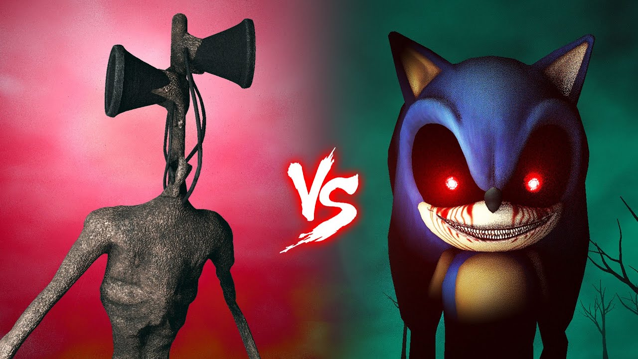 Siren Head vs. Sonic.exe - 3D Animated Short Film - YouTube