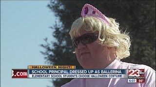 School principal dressed as ballerina screenshot 1