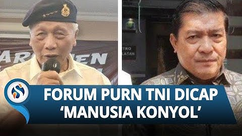 SINDIRAN PEDAS SILFESTER seusai Forum Purn TNI Desak Pemakzulan Gibran: Manusia Konyol dan Egois!
