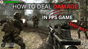 FPS Tutorial-How To Deal Damage to Enemy in Unity