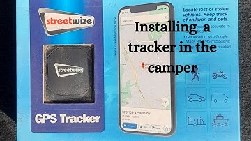 Fitting a GPS tracker.