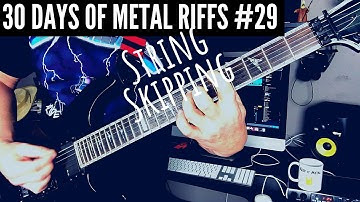 #29 - String Skipping Lesson: 30 Days of Metal Riffs Series