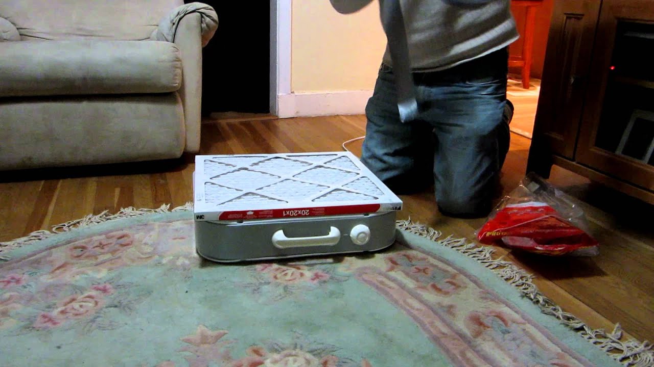 home made air purifier YouTube