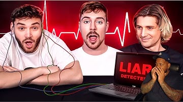 MrBeast & Adin Expose XQC With a Lie Detector Test (reaction)