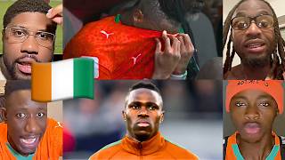Les Ivoiriens Soutiennent Wilfried Singo En Larmes Après Sa Blessure Terrible Côte Divoire
