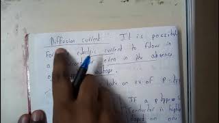 all about drift & diffusuin current ||BE||OU EDUCATION