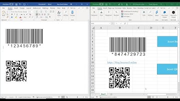 Cách tạo QR code hoặc Barcode ở trong Word, Excel 2013, 2016