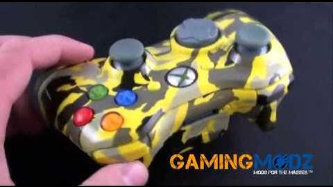 "Fall Camouflage" Xbox 360 Wireless Controller by Gamingmodz.com