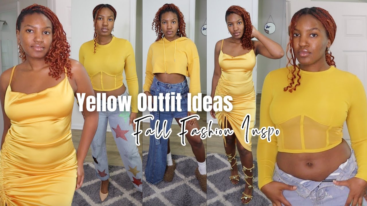 Yellow Outfit Ideas | Fall fashion Inspo