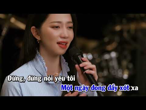 KARAOKE || Đừng Nói Yêu Tôi ( Anh Bằng ) - Thuỳ Anh