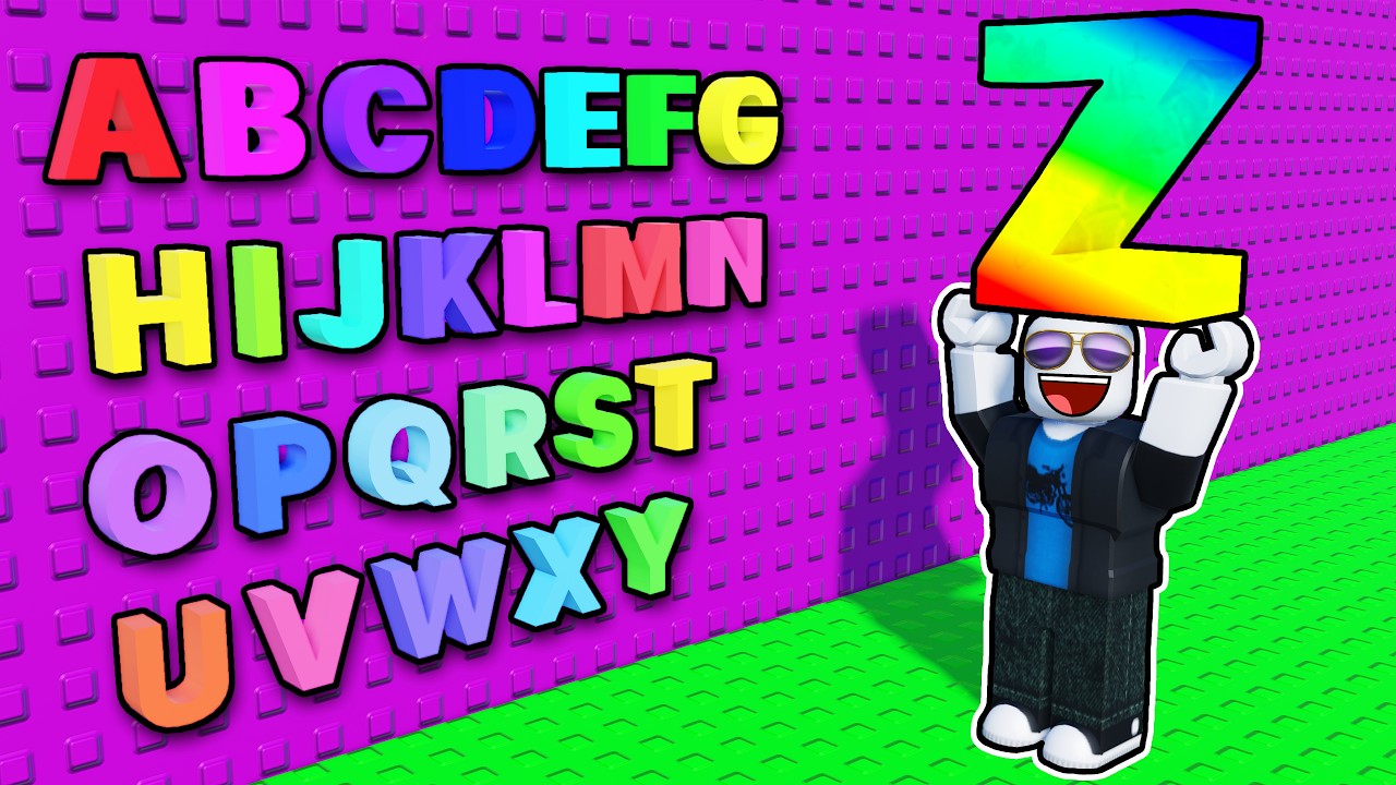 Collect EVERY Letter in the ALPHABET in Roblox...