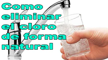 ¿Cómo eliminar el cloro en el agua?