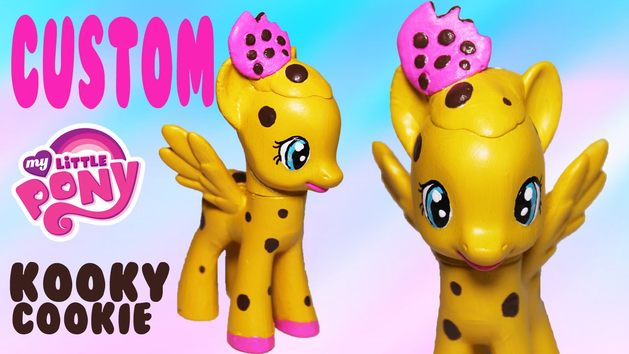 My Little Pony Custom "Kooky Cookie" Shopkins Step By Step 