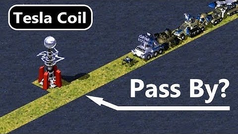 Can they pass by Tesla Coil ? - Red Alert 2