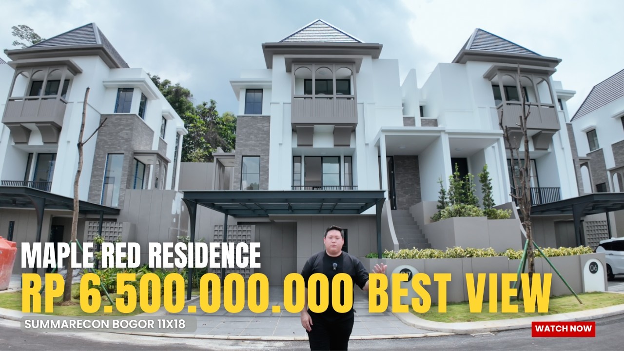RUMAH MAPLE RESIDENCE SUMMARECON BOGOR POSISI TERBAIK TANPA TETANGGA !!