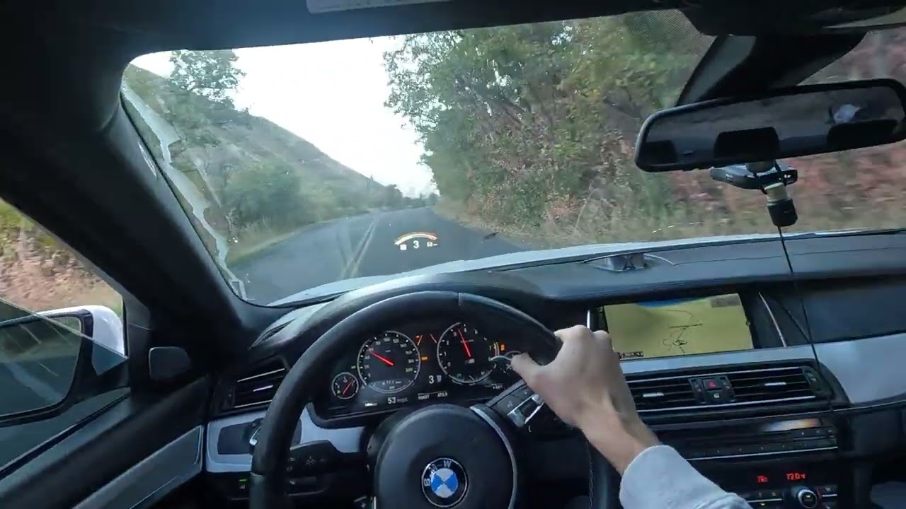 Straight Piped BMW M5 F10 POV Canyon Drive | STAGE 2 MHD