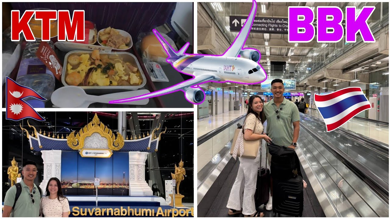 KTM to BKK Flight Vlog || Nepal to Thailand Travel Experience || Kaushal Shrestha 360 : Day 1